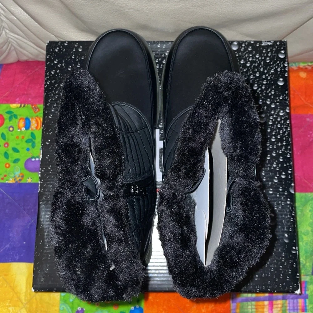 NIB Totes Jarablack Black Boots. Size 10M. - Picture 5 of 8